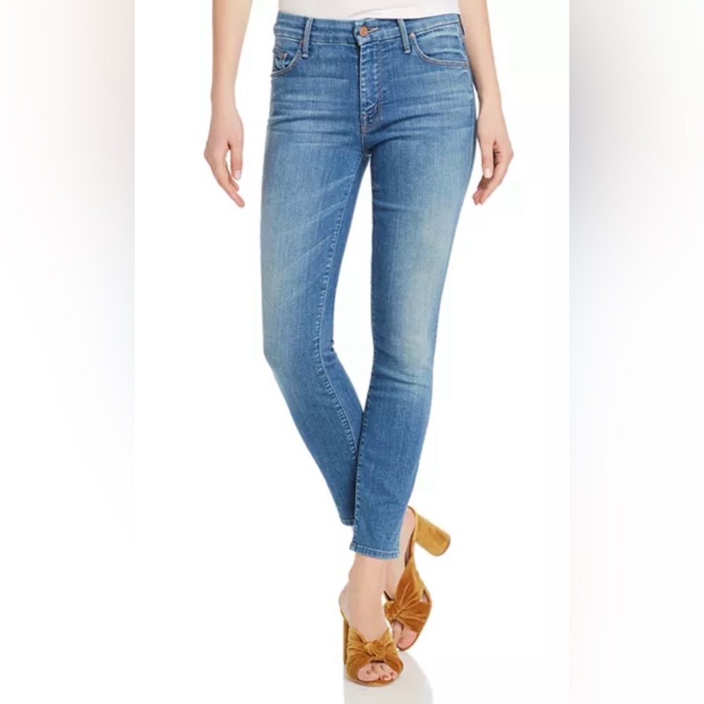 MOTHER The Looker Crop Wishful Drinking Jeans